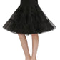 Women's Vintage Tulle Petticoat Half Slip Tutu Underskirt