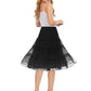 Women's Vintage Tulle Petticoat Half Slip Tutu Underskirt