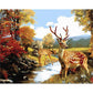 DIY Painting By Numbers Landscape Picture Colouring Zero Basis HandPainted Oil Painting