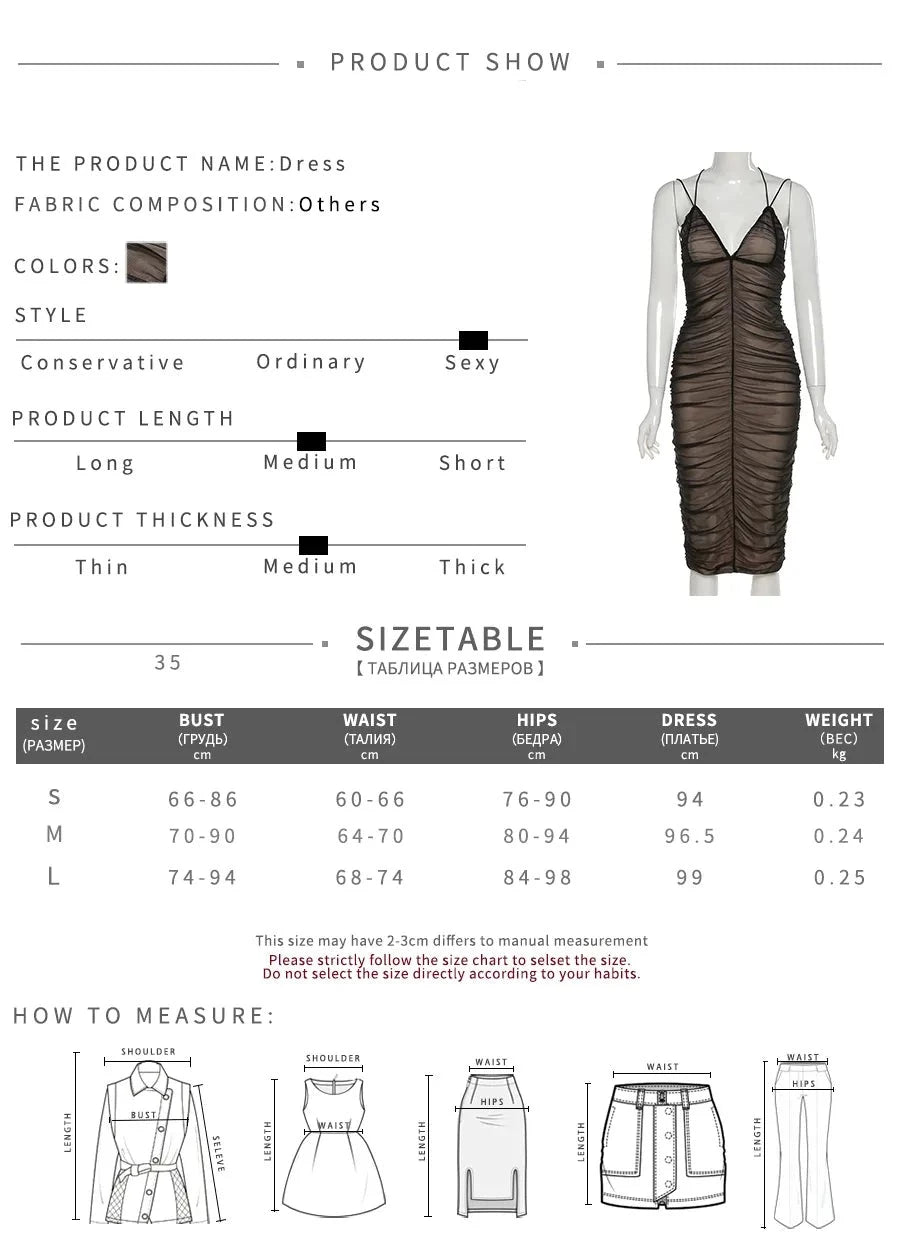 Sexy Mesh Pleated Long Prom Dresses For Women's Clothing 2023 Solid Color Beach Party Wear Midi Wrap Dress Street Outfit