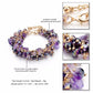 Bohemian Trendy Irregular Natural Stone Bracelets Crystal Gravel Link Chain Charm Handmade Bracelet Jewelry