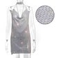 Sexy Backless y2k Metal Rhinestone Summer Dress women bodycon Night Club party mini ladies dresses vintage woman dress vestidos