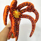 Simulation Orange Octopus Stuffed Plush Toy Sea Animals