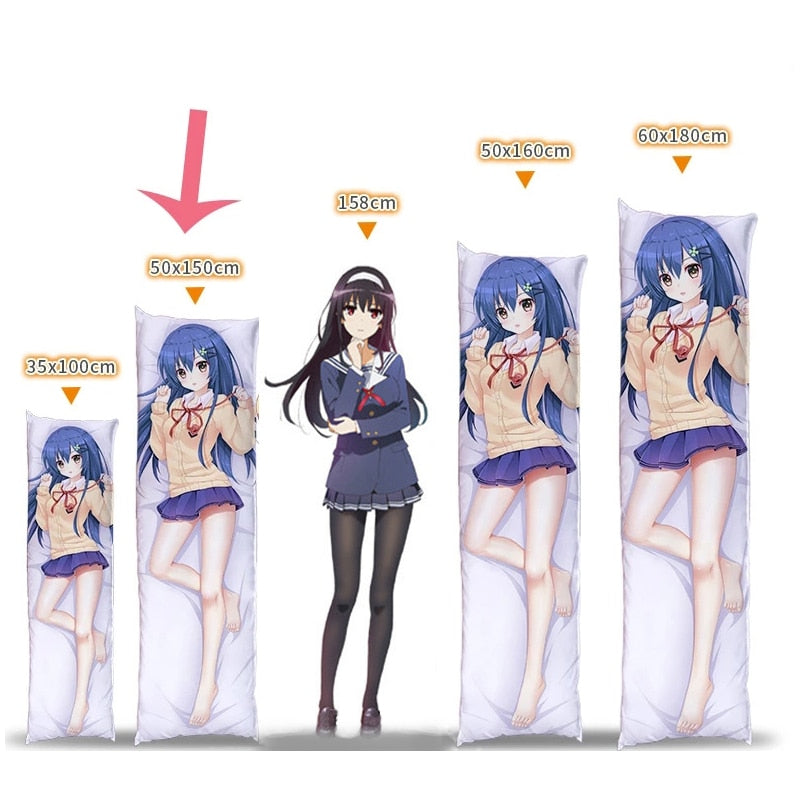 Makima Body Pillow Case Anime Chainsaw Man Dakimakura Cosplay Peachskin Double-sided Print Cushion Cover Home Decor Otaku Gifts