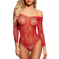 Summer Sexy Lingerie Rhinestones Slash Neck Sexy Teddy Bodysuit Temptation Mesh Full Sleeve Backless Slim Transparent Body Suits