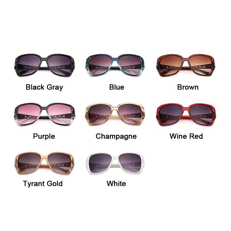 Fashion Square Sunglasses Woman Luxury Brand Big Purple Sun Glasses Female Mirror Shades Ladies Oculos De Sol Feminino