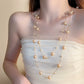 Niche Style Multi-Layer Long Accessible Luxury Fancy Pearl Necklace