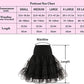 Women's Vintage Tulle Petticoat Half Slip Tutu Underskirt