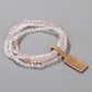 Fashion Natural Stone Beaded Bracelets 4Pcs/Set Healing Reiki Crystal Quartz Bracelets Bangles