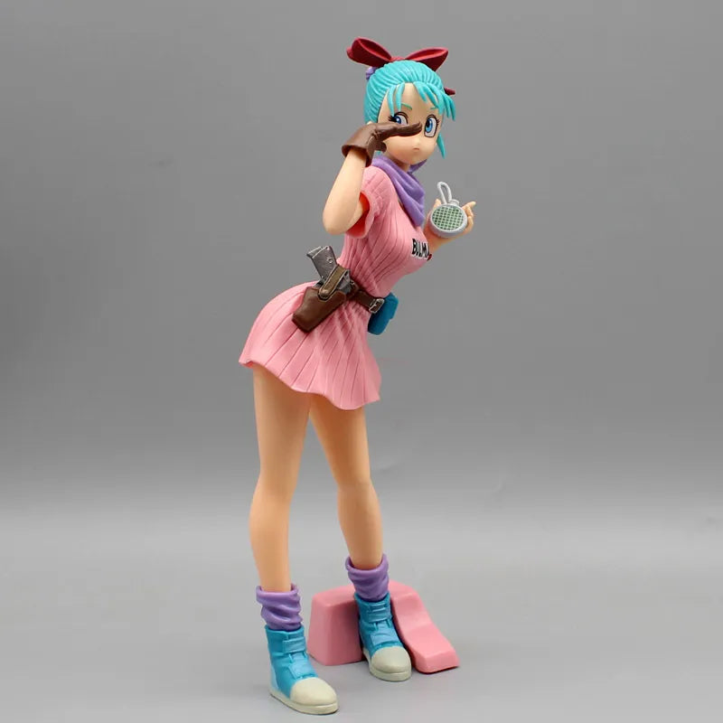 25cm Dragon Ball Z Bulma Anime Figure Glitter & Glamours Figures GK Action Figurine PVC Statue Model Doll Collectible Toy Gifts