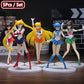 5pcs-Set Sailor Moon Anime Figure Mizuno Ami Tsukino Usagi Hino Rei Aino Minako Action Figure Model Kawaii Doll toys Gift