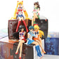 13.5cm Anime Sailor Moon Model Hino Rei Car Accessories Collection PVC Doll Sailor Mars Jupiter Mercury Venus Figures Toys Gifts