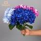 5 Heads Hydrangea Bouquet Silk Artificial Flowers for Party Wedding Room Decoration