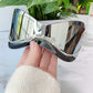 Oversized Punk Sunglasses Luxury Silver Sport Sun Glasses One Piece Eyewear Shades UV400