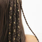 40pcs/set Mixed Hair Rings Set, Dreadlocks Beads Hair Braid Rings Clips