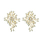 Temperament Imitation Pearl Flower Earrings Bridal Sweet Handmade Beading Earring