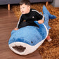 1pc 55cm Cartoon Simulation Blue Whale Plush Toy Stuffed Soft Creative Animal Whale KUN Dolls Cushion