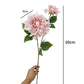 Artificial Dahlias Flowers for Decorations Realistic Touch Pink Arrangement Art White Silicone Dahlia Flowers