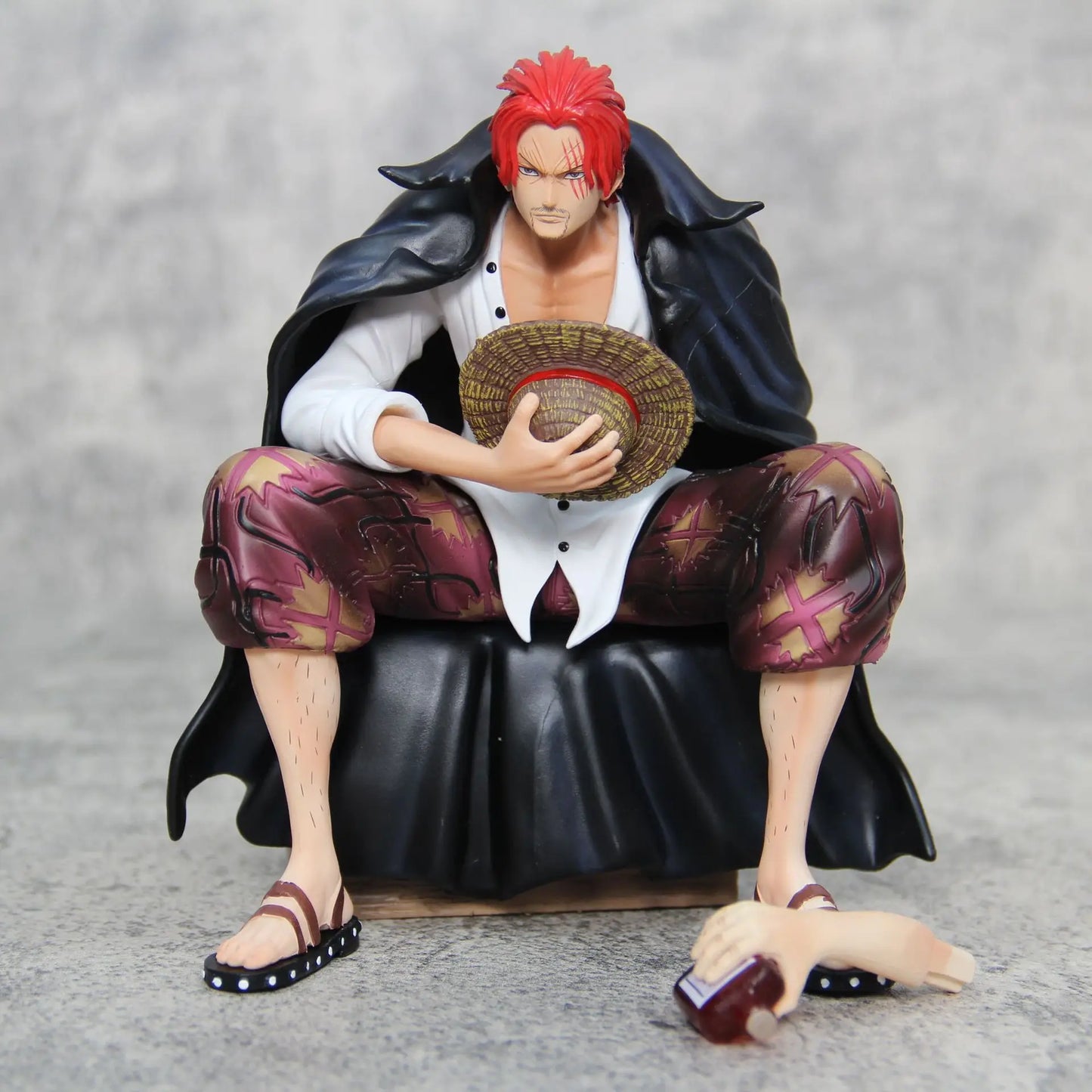 GK Shanks Anime Figure Chronicle Master Stars Plece BT Sitting Posture Action Figure Pvc Collection Model Toys