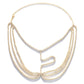 Layered Face Chain Mask Jewelry Decoration Accessories Hair Rhinestone Headdress Glitters Carnival Masks