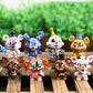 8 Pcs/Set FNAF Figure Freddy Bonnie Foxy Figures Collection Model Game Role Doll Nightmare Fredbear Figure Toys Gift