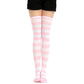 sexy cute blue white striped / pink white striped stockings underpants Lolita girl anime women coaplay long socks