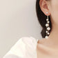 Large and small Pearl long earrings ladies fashion jewelry statement