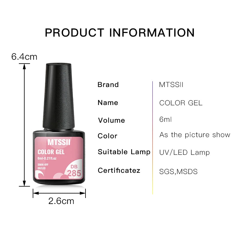 6/8pcs Gel Nail Polish Set Nude Pink Gel Varnishes Kit Glitter Soak Off Uv Led Gel Semi Permanent Nail Art Gel Lacquer