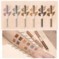 2 In 1 Stick Pearly Matte Eyeshadow Cream Smooth Nude Eye Makeup Liquid Contour Shadow Stick Waterproof Shimmer High Light Pen