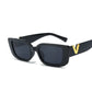 Fashion Rectangle Sunglasses  Small Frame Sun Glasses