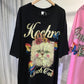 Rhinestone Graphic T-shirts Luxury Large Size Tunic for Women Men Summer Cotton Womens Clothing Chubby