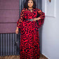 Plus Size Party Dresses Fashion Dashiki Ankara Wedding Gowns Elegant Turkey Muslim Chiffon Maxi Dress