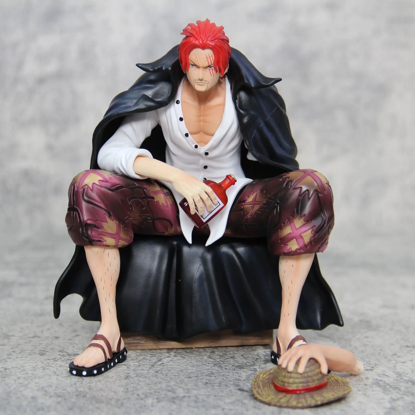 GK Shanks Anime Figure Chronicle Master Stars Plece BT Sitting Posture Action Figure Pvc Collection Model Toys