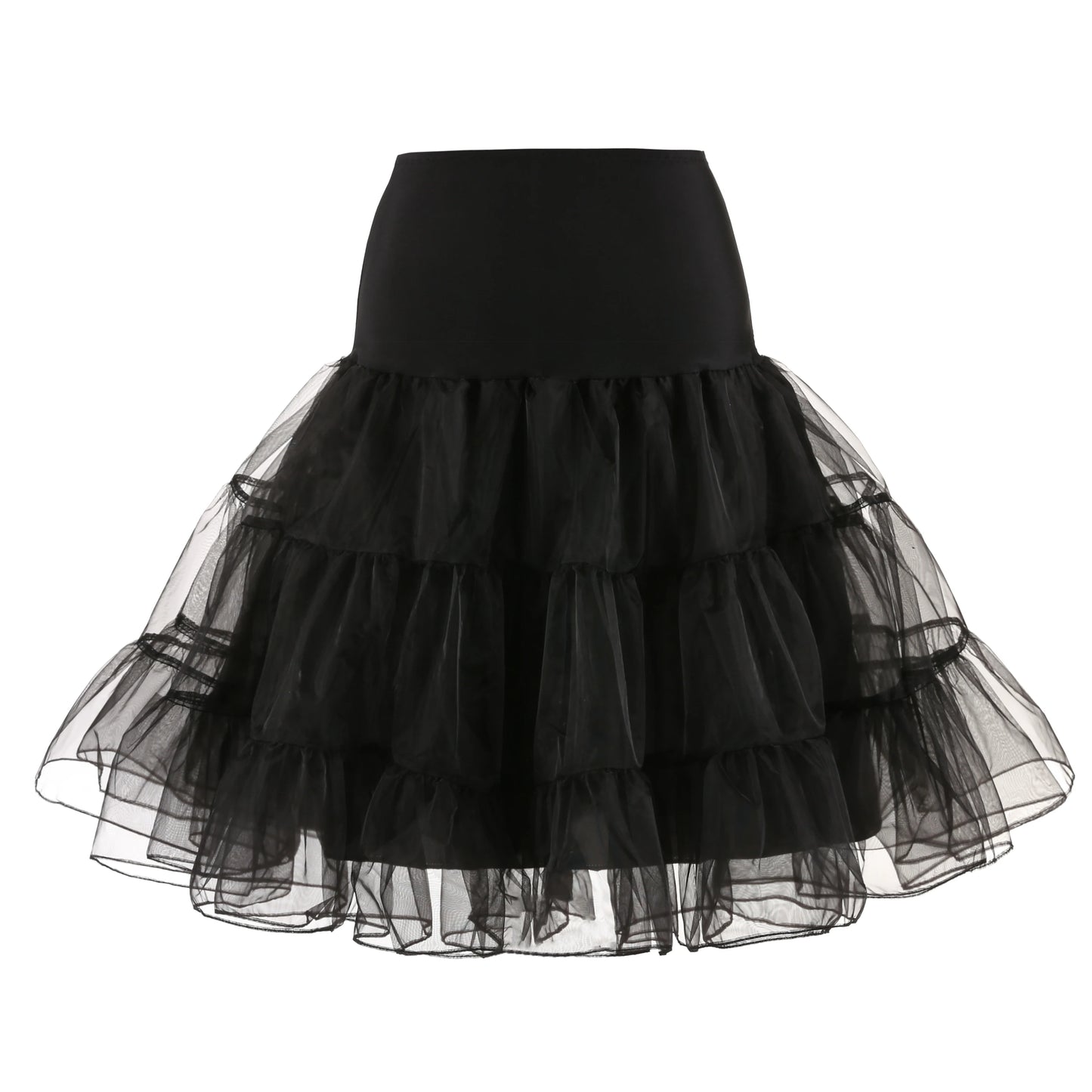 Women's Vintage Tulle Petticoat Half Slip Tutu Underskirt