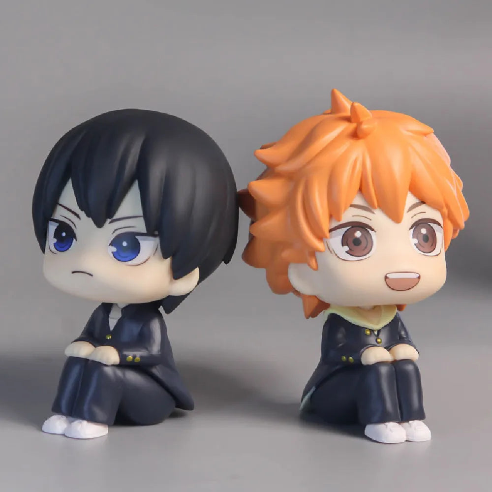 Anime Figures Haikyuu!! Shoyo Hinata Action Figures PVC Tobio Kageyama Toys for Children Collector Haikyu Model