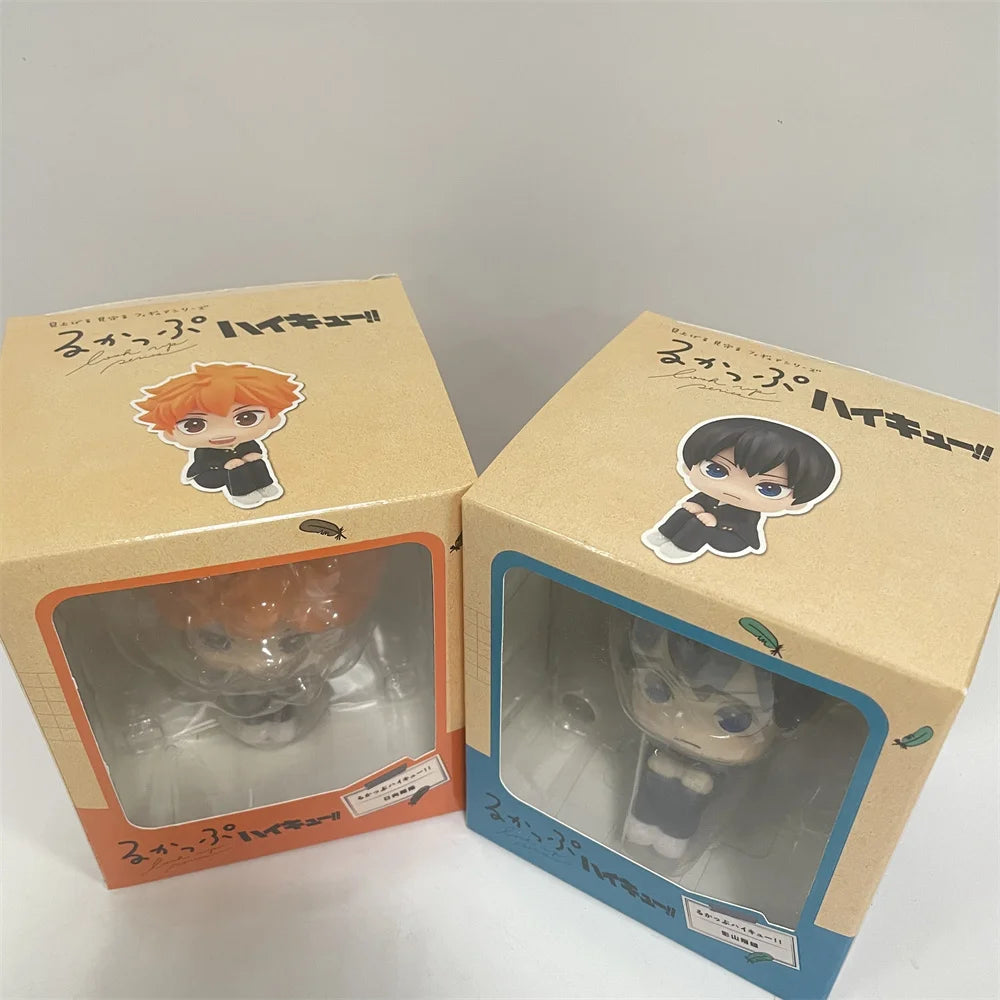 Anime Figures Haikyuu!! Shoyo Hinata Action Figures PVC Tobio Kageyama Toys for Children Collector Haikyu Model