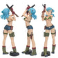 Dragon Ball Action Figure Bulma Camouflage Cute Glitter Glamours Collectible Model Figurine Toys PVC Action Dolls Christmas Gift