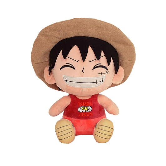 14-25cm One Piece Plush Toys Anime Figure Luffy Chopper Ace Law Cute Doll Cartoon Stuffed Keychain Pendants Kids Xmas Gifts