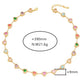 Candy Color Heart-shaped 5A Zircon Necklace Fashion Hundred Plated 18k-gold Gewelry