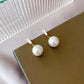 Long Tassel Simulated Pearl Clip on Earrings Bijoux Non Pierced Gold Color