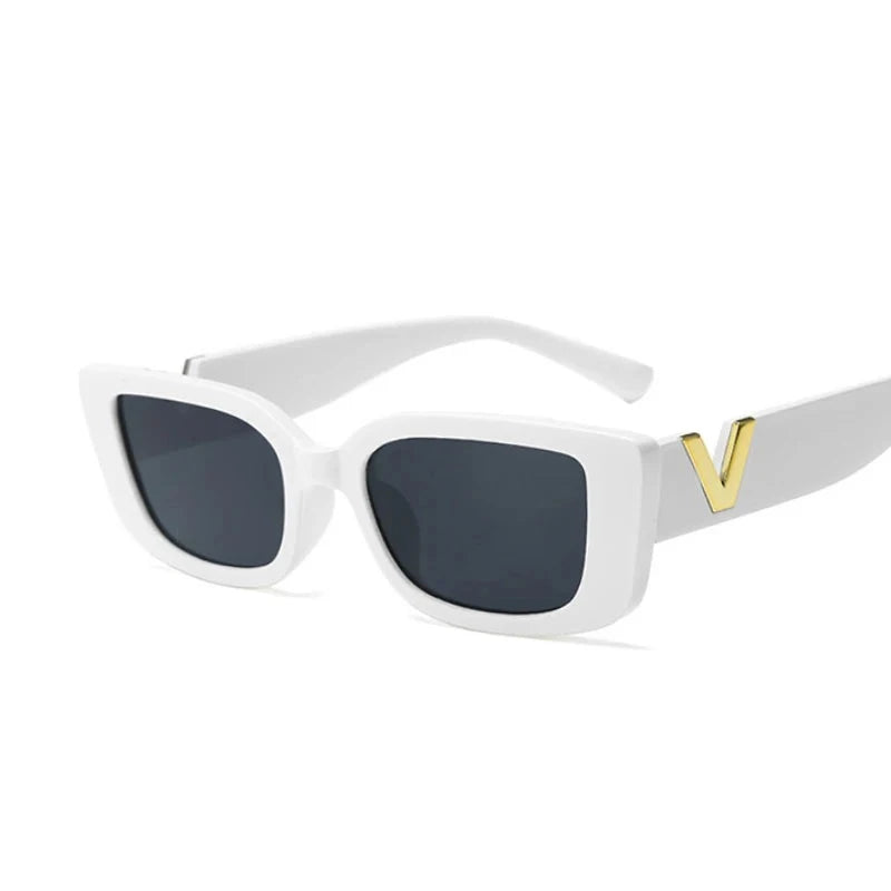 Fashion Rectangle Sunglasses  Small Frame Sun Glasses