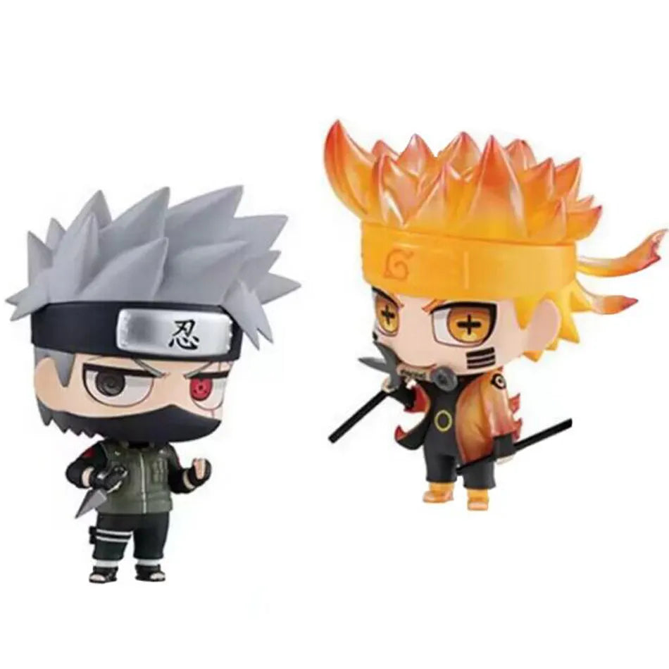 Anime Naruto Figure Toys Set Uzumaki Naruto Uchiha Sasuke Action Anime Model PVC Statue figurine Collectible Toy