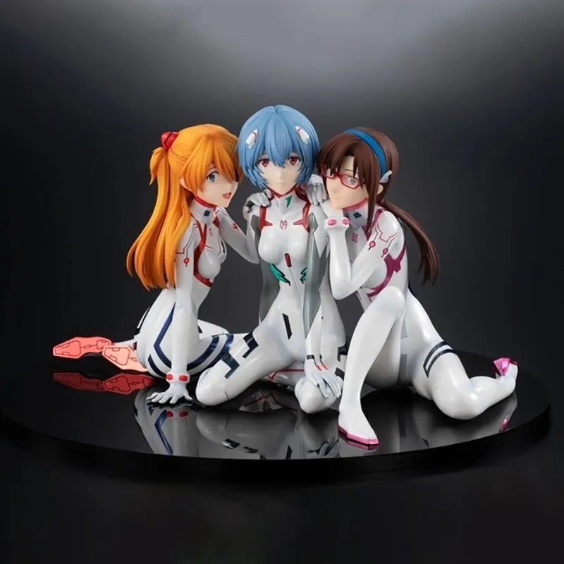 Anime EVA Ayanami Rei Action Figures NEON GENESIS EVANGELION Asuka Langley Soryu Makinami Figure PVC Ornaments Model Toys Gifts