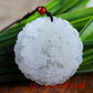 Jade Dragon Phoenix Necklace Pendant White Natural Jadeite Charm Jewellery Hand Carved Luck Amulet Gifts