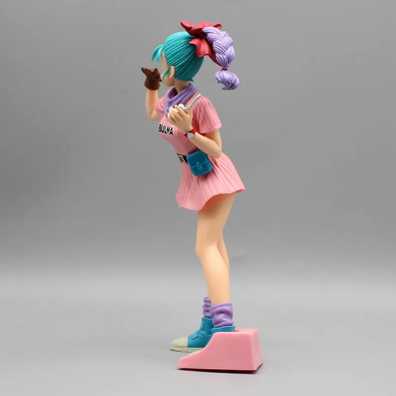 25cm Dragon Ball Z Bulma Anime Figure Glitter & Glamours Figures GK Action Figurine PVC Statue Model Doll Collectible Toy Gifts