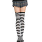 sexy cute blue white striped / pink white striped stockings underpants Lolita girl anime women coaplay long socks