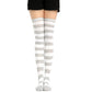 sexy cute blue white striped / pink white striped stockings underpants Lolita girl anime women coaplay long socks