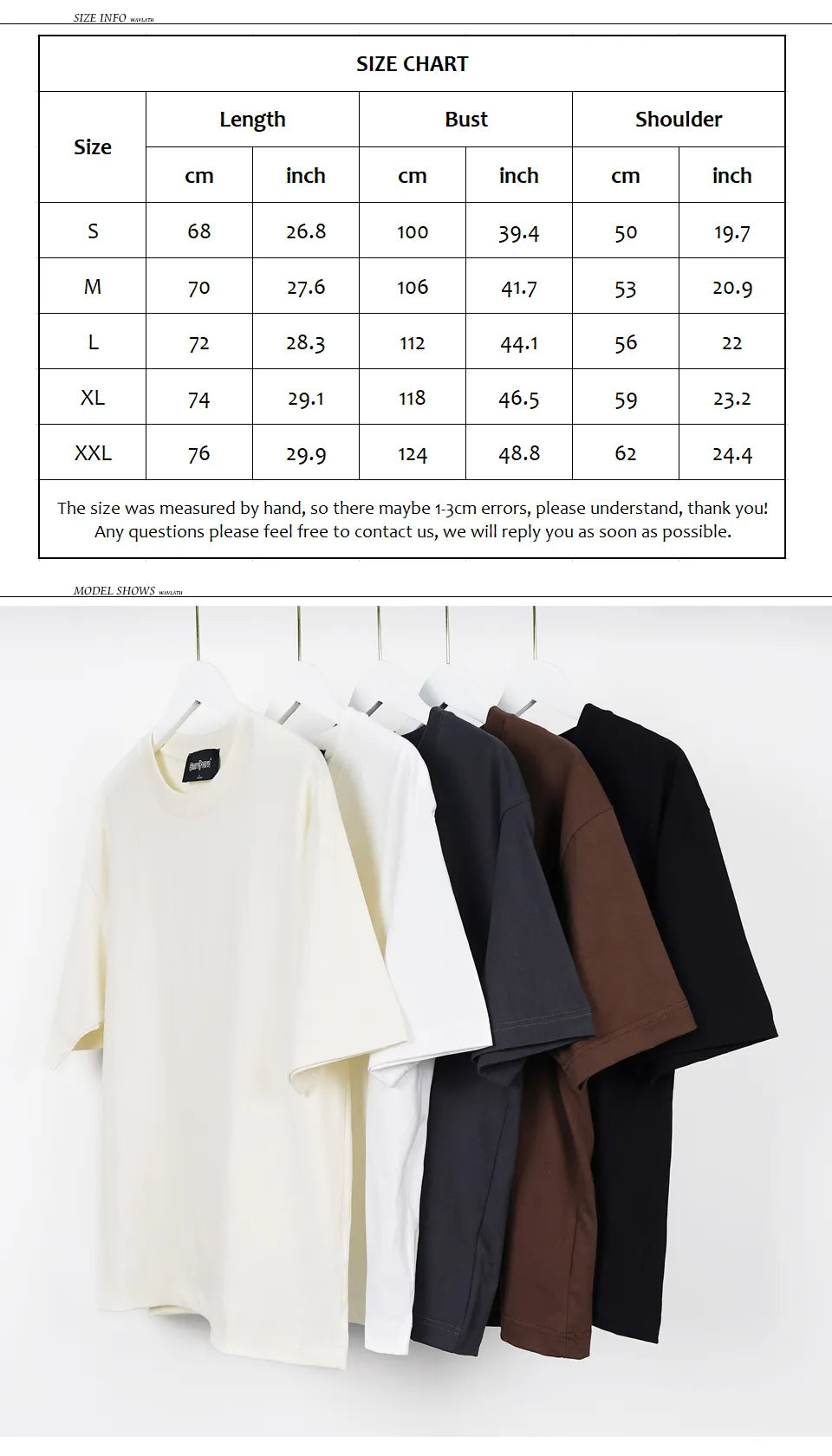 Oversized Summer T shirts for Women Brown Casual Female Korean Streetwear Tees Unisex Basic Solid Young Cool Tops