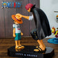 18cm One Piece Anime Figure Four Emperors Shanks Straw Hat Luffy Action Figure Sabo Ace Sanji Roronoa Zoro Figurine