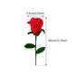 Simulated Handmade Rose Artificial Flowers Finished Wool Knitting Crochet Rose Bouquet Valentine's Day Gifts